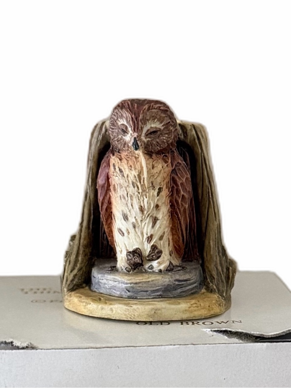 Lenox Beatrix Potter Thimble Collection “Old Brown” 1996